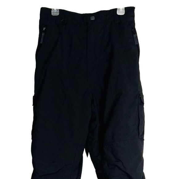 Turbine Snow Pants Men‎ Black Cargo Utility Waterproof Pockets Size XL - Picture 10 of 10